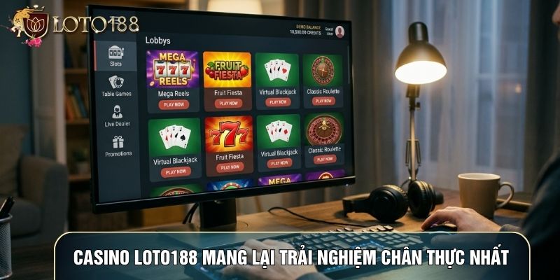 Casino LOTO188 mang lại trải nghiệm chân thực nhất Casino LOTO188 mang lại trải nghiệm chân thực nhất