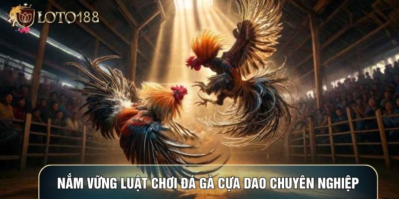 Nắm vững luật chơi đá gà cựa dao chuyên nghiệp